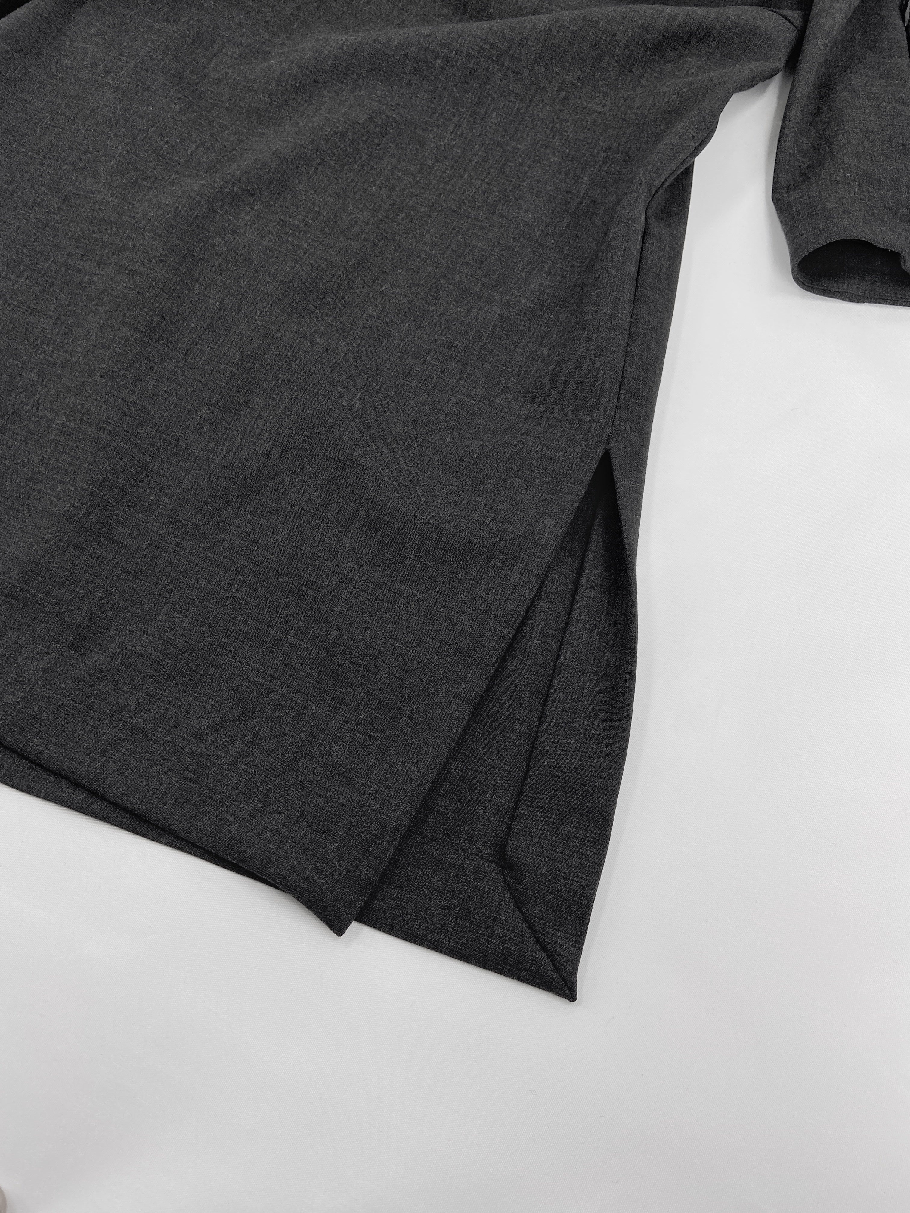 Gucci Fall 1997 Tom Ford Minimal Grey Zip Dress 40 - 10
