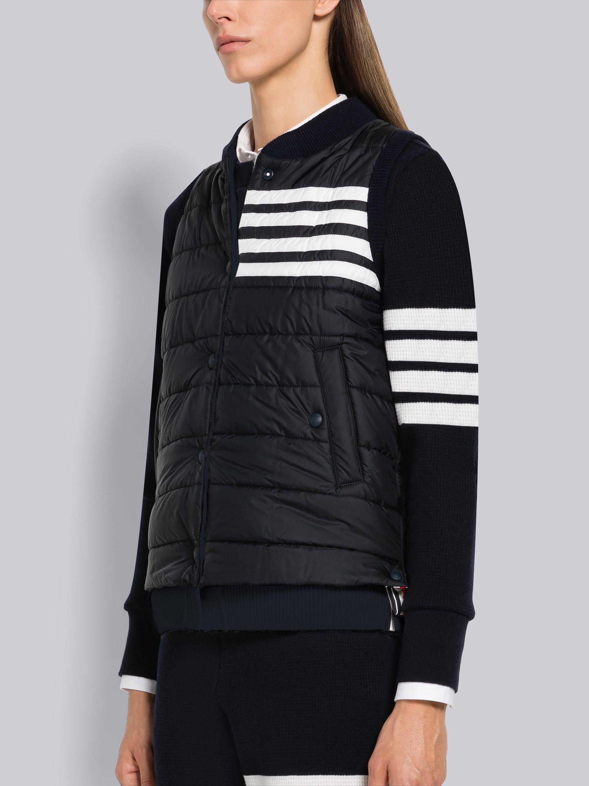 Tech Knit Merino Down 4-Bar Reversible Vest - 3