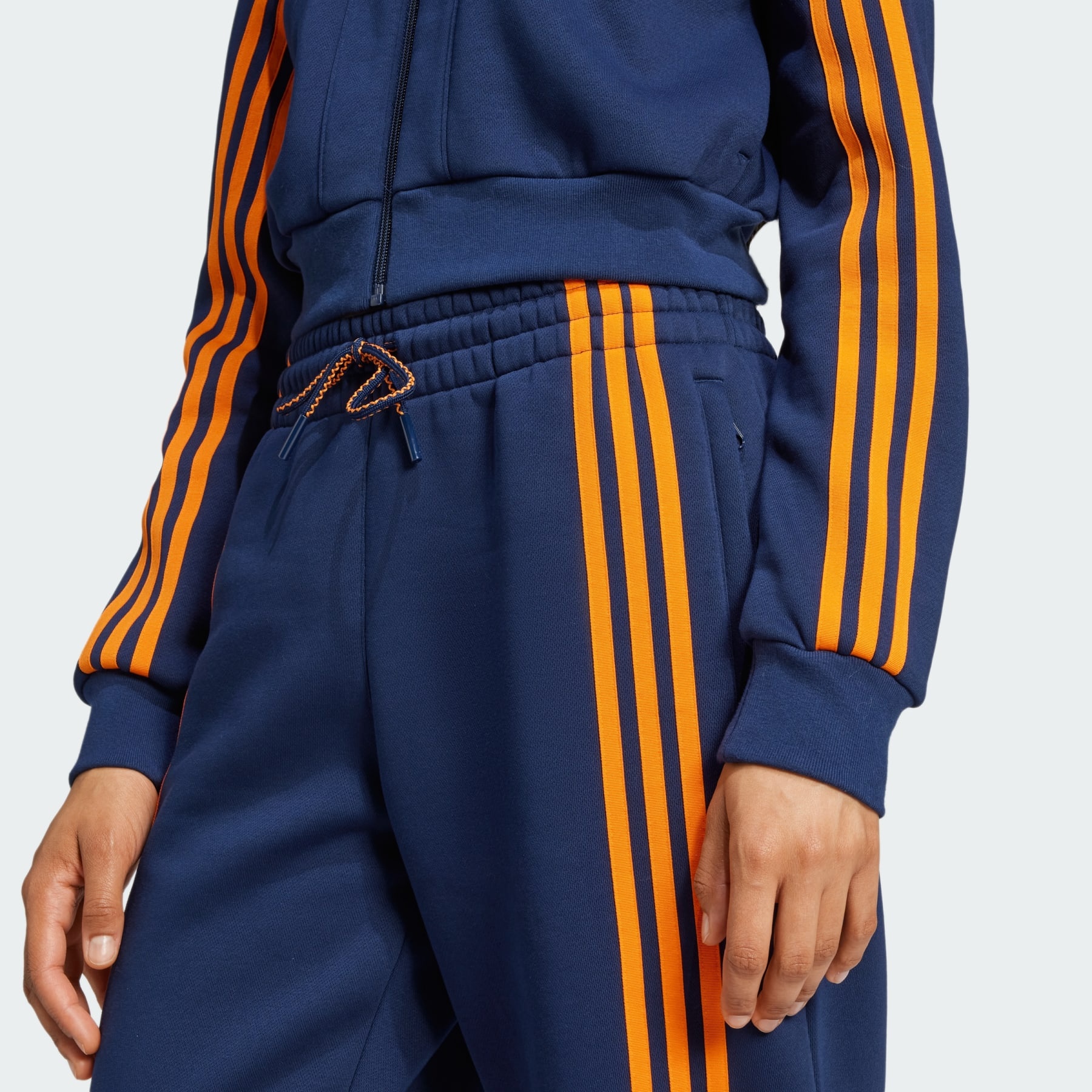 adidas 70s Short Full Zip Fleece Hoodie | REVERSIBLE