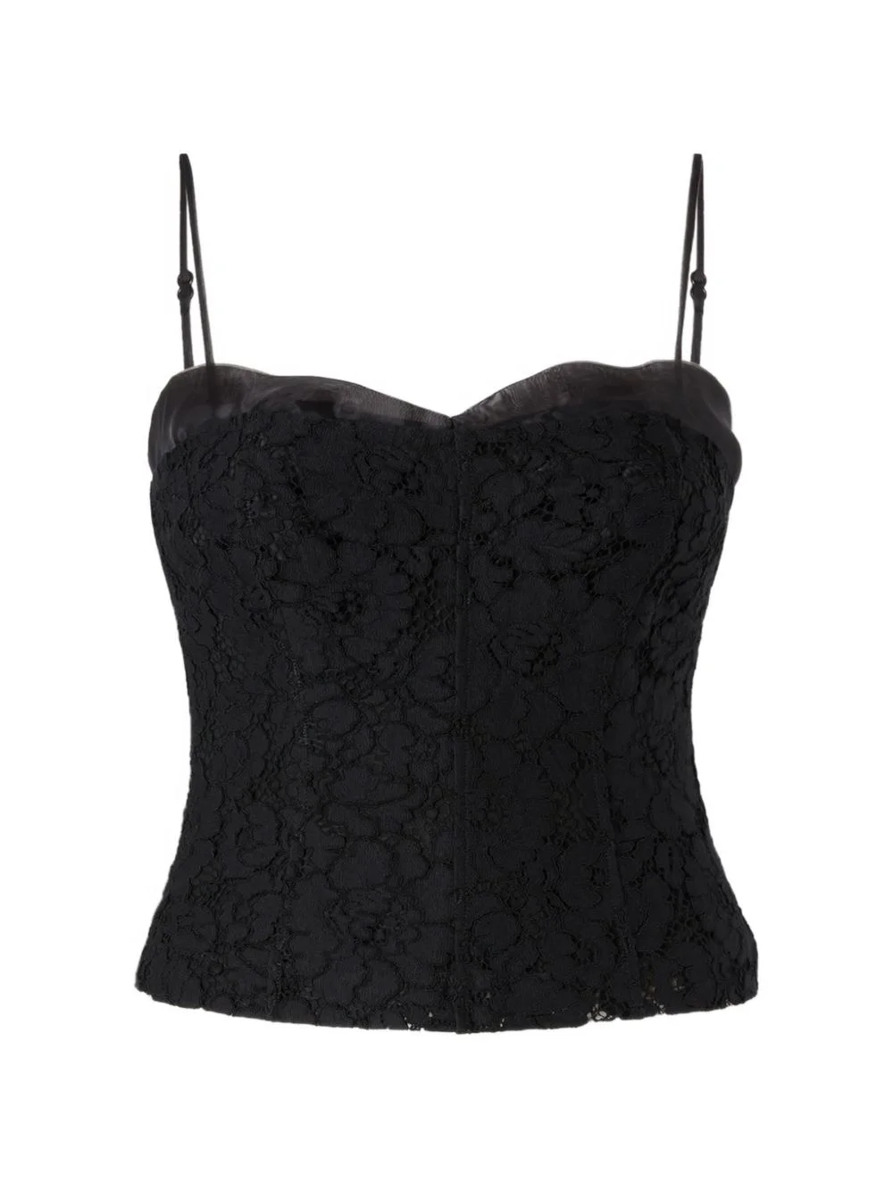 lace-detail top - 1