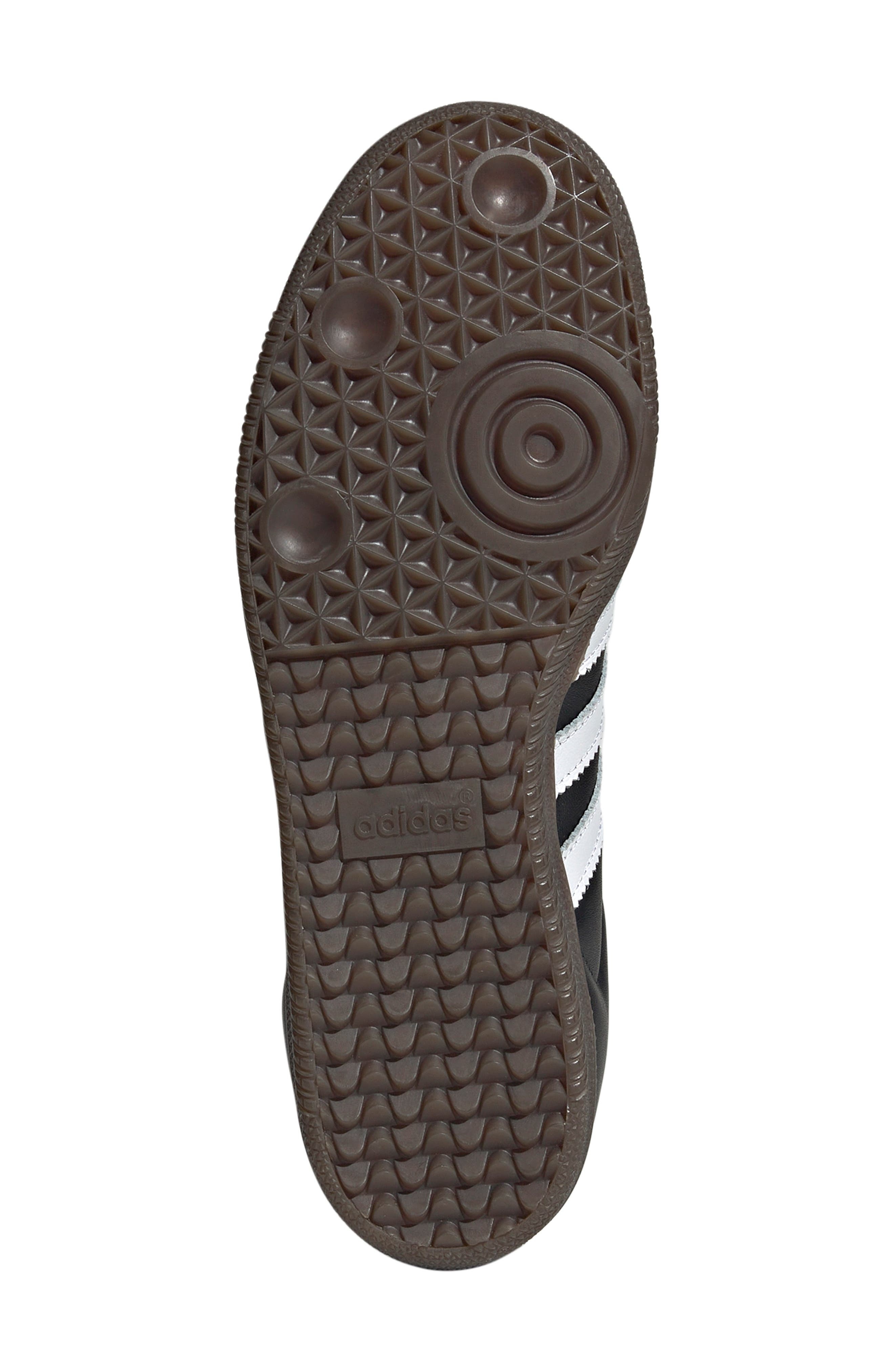 adidas x Jeremy Scott Samba OG Sneaker in Black/White/Gum at Nordstrom - 5