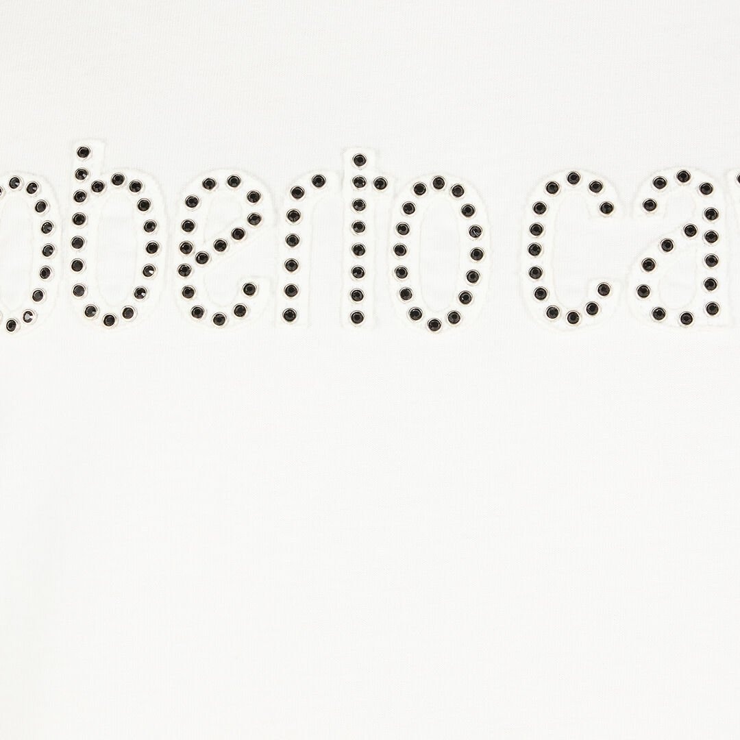 T-Shirt With Logo And Mini Studs - 5