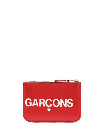 Comme Des Garçons small logo-print pouch outlook