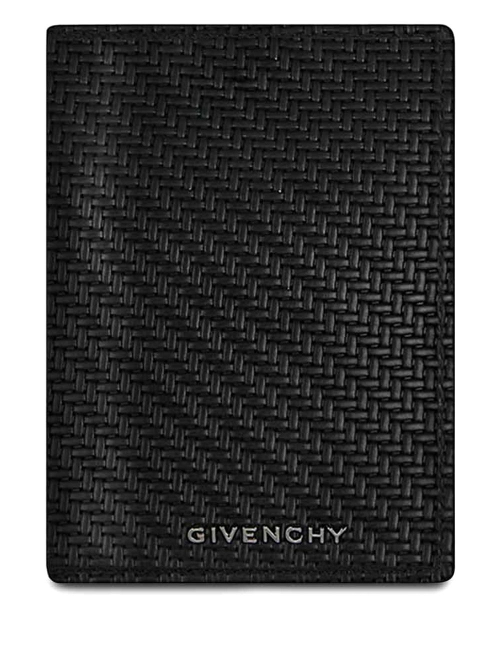 braided-leather card holder - 1