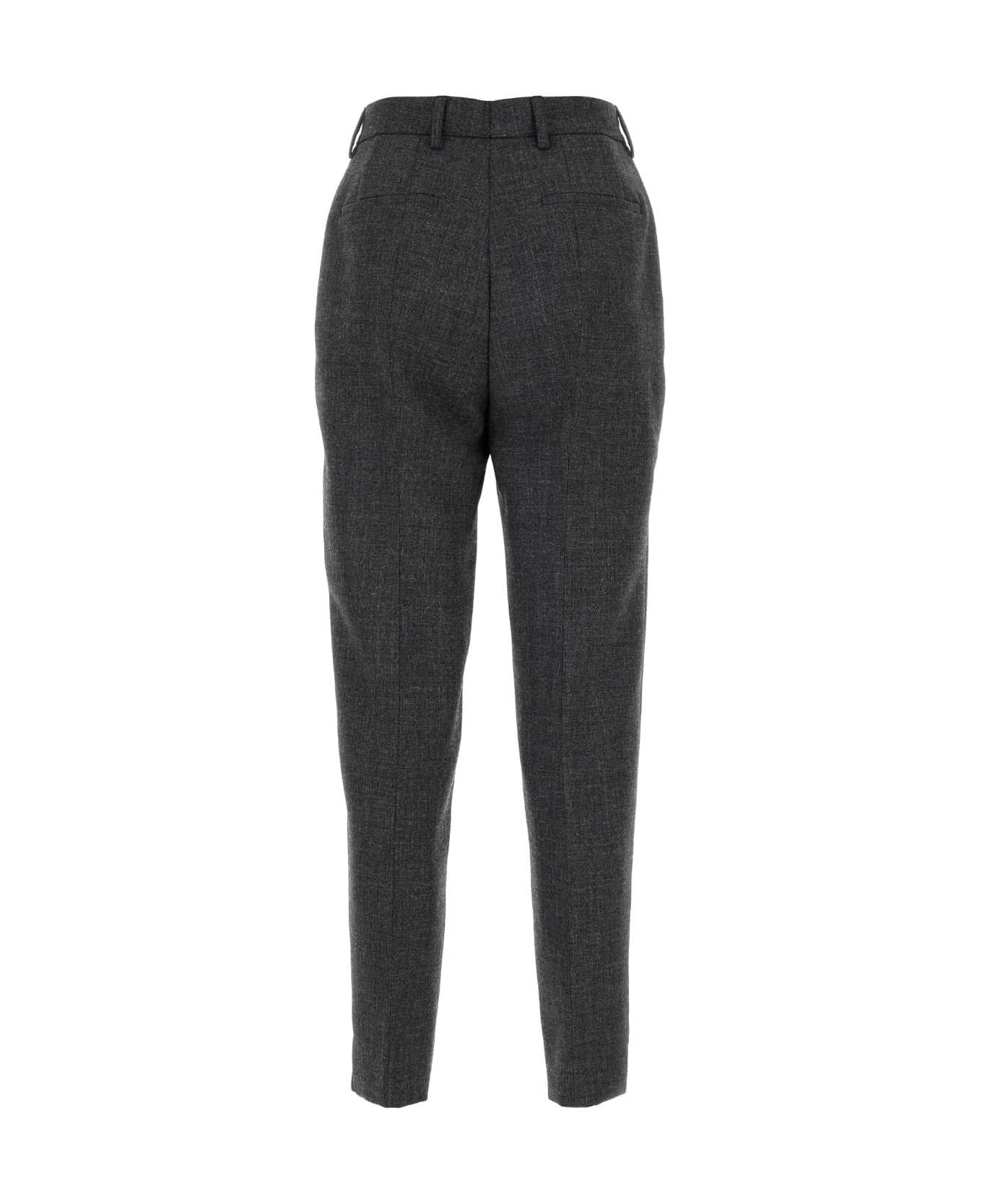 Dark Grey Wool Pant - 2