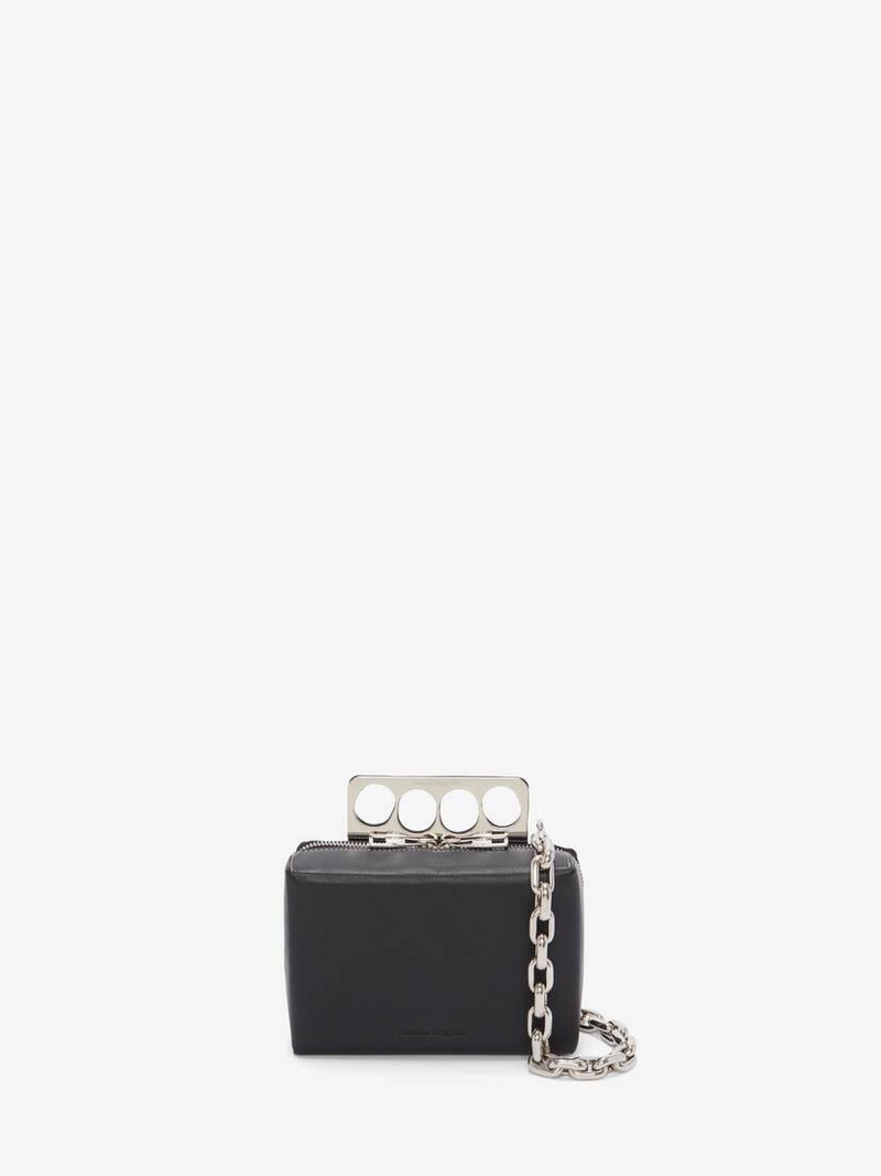 Alexander McQueen Men's The Grip Mini Bag in Black outlook