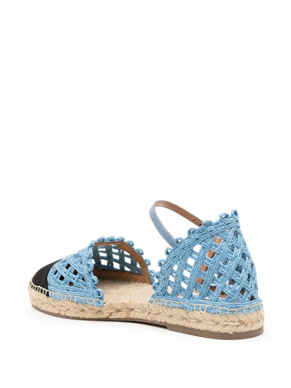 Sunburst crochet-knit espadrilles - 3