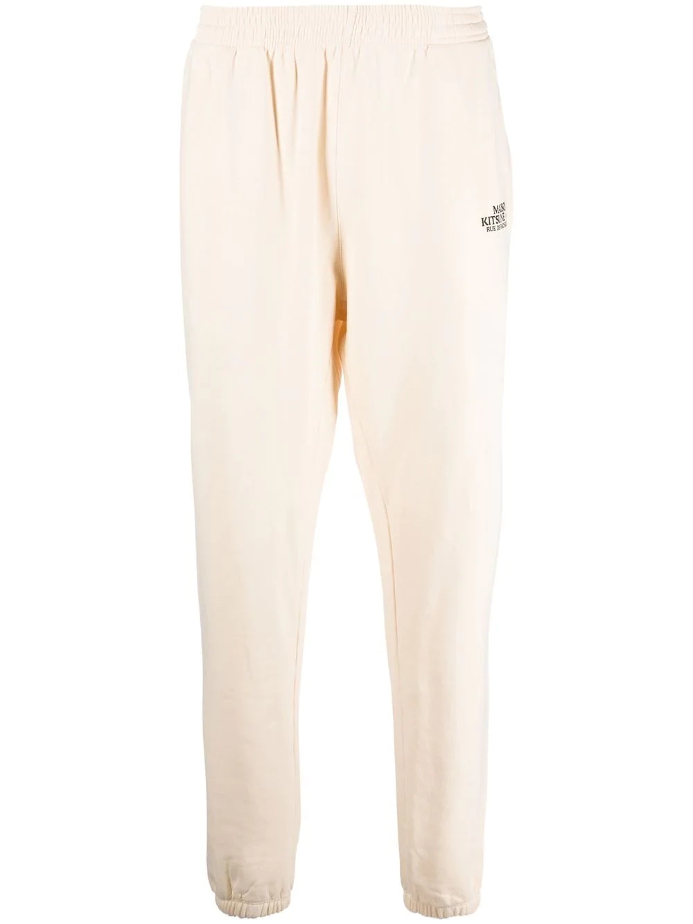 logo-print tapered track pants - 1