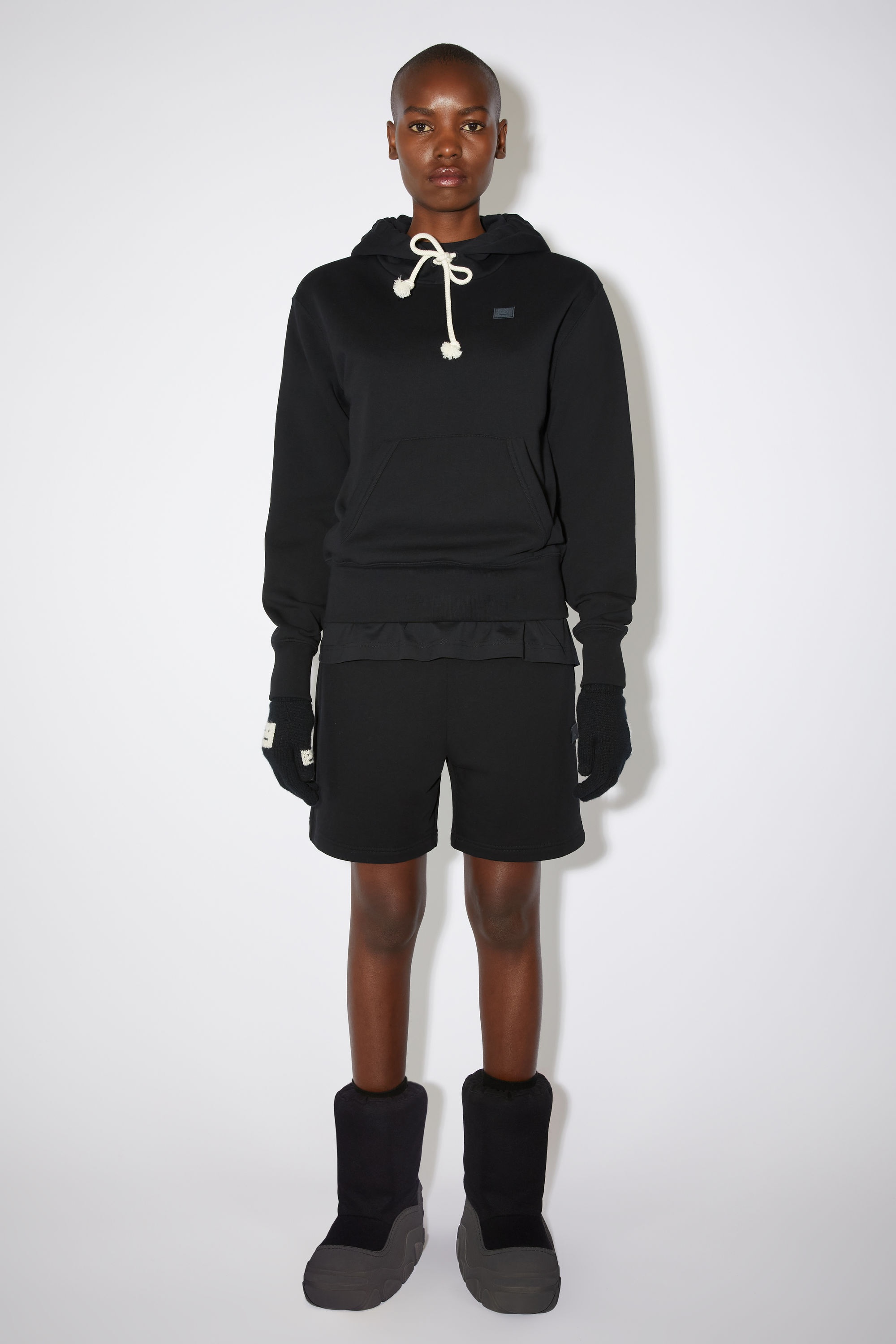Hooded sweatshirt - Regular fit - Black - 2