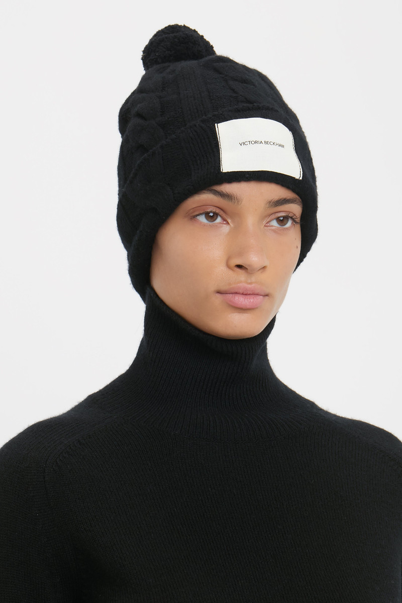 Beanie Hat In Black 3