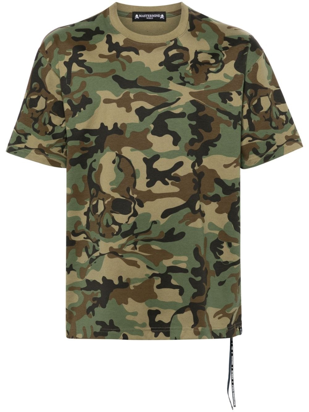 camouflage-pattern cotton T-shirt - 1
