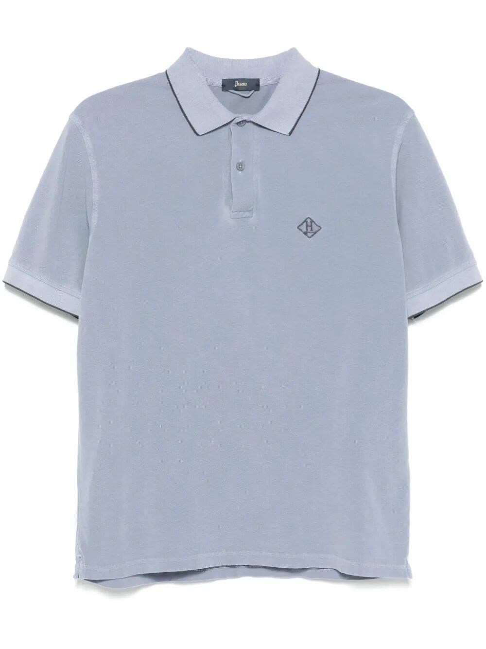 The MAN POLO SHIRT, a refined piece from HERNO, exemplifies contemporary elegance in the clothing ca - 1