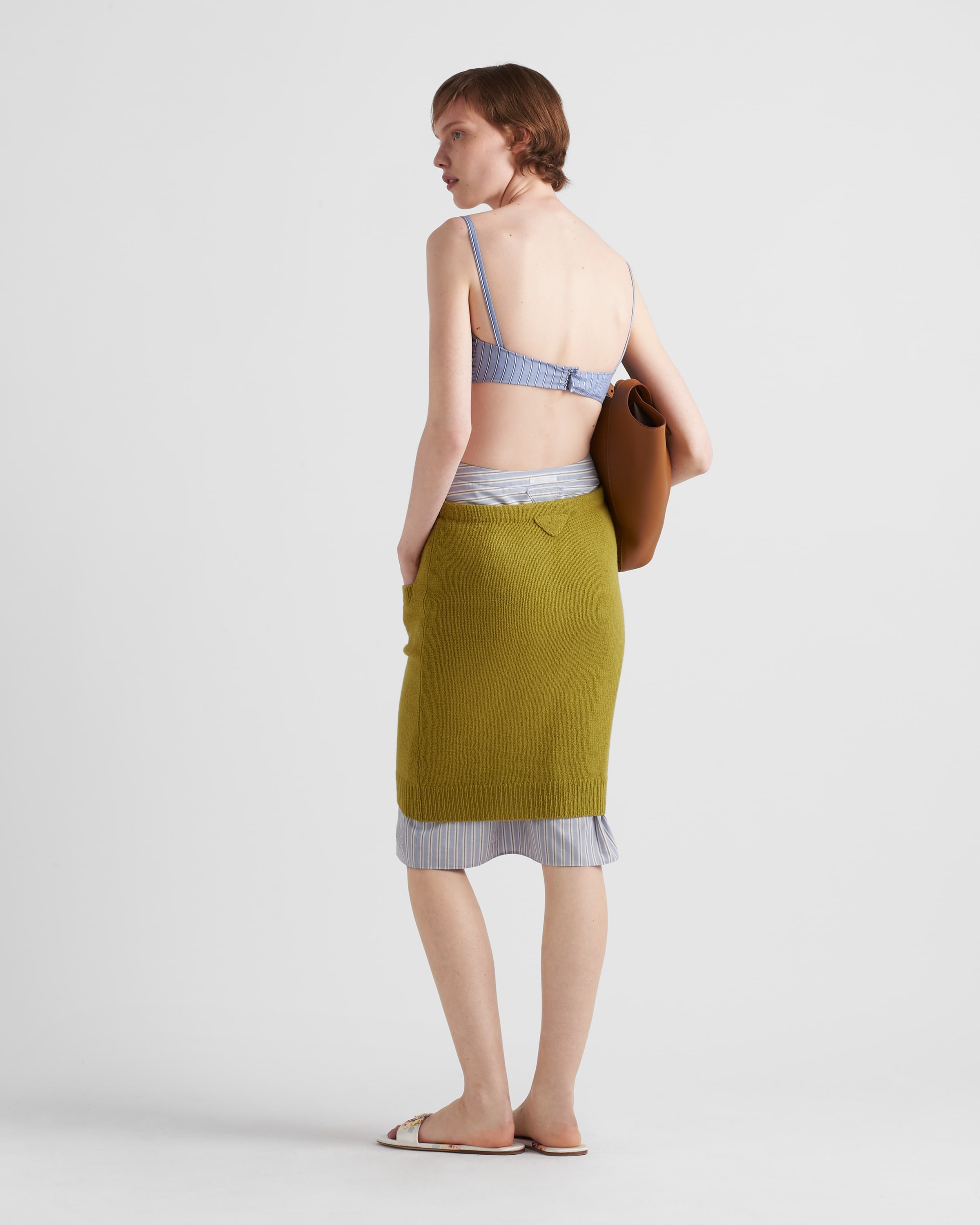 Wool knit skirt - 5