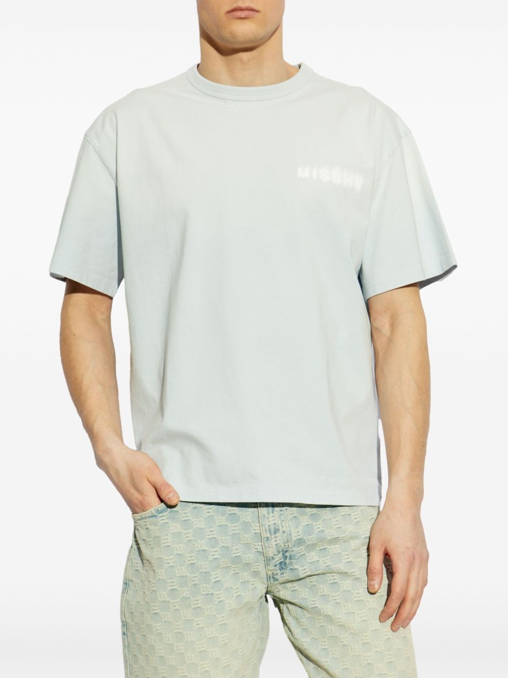 logo-print T-shirt - 3