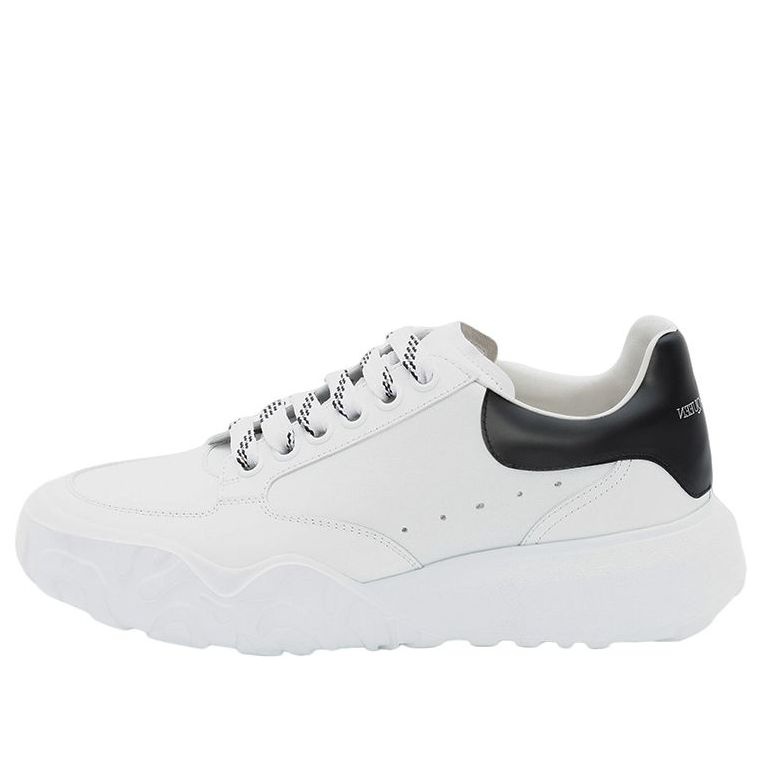 Alexander McQueen Oversized Court Trainer 'White Black' 634619WIA999061 - 2
