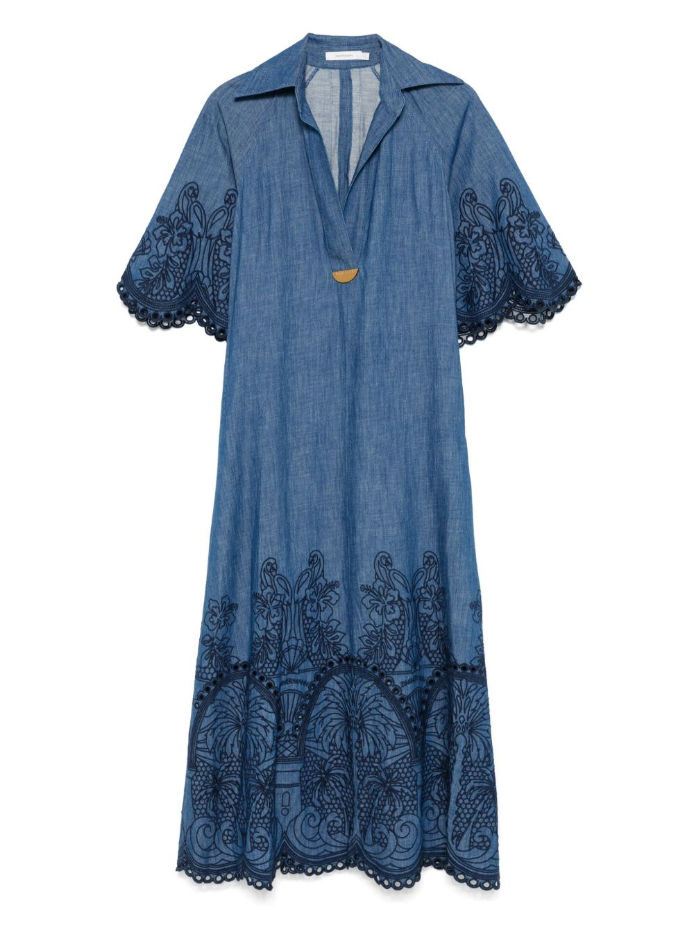 Zimmermann denim embroidered Dress - 1