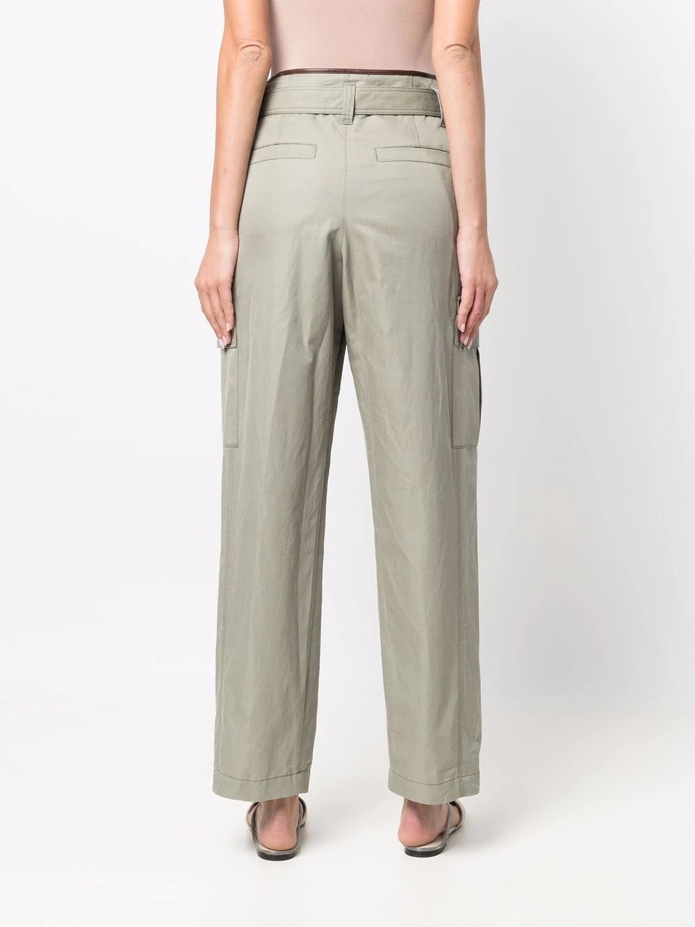 paperbag-waist trousers - 4