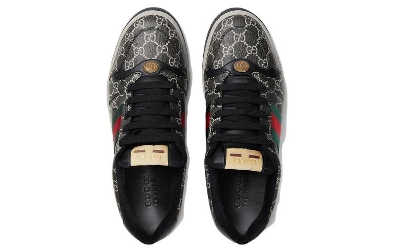 Gucci Screener sneaker GG Supreme canvas 'Black Grey' 763525-FACMI-8444 - 3