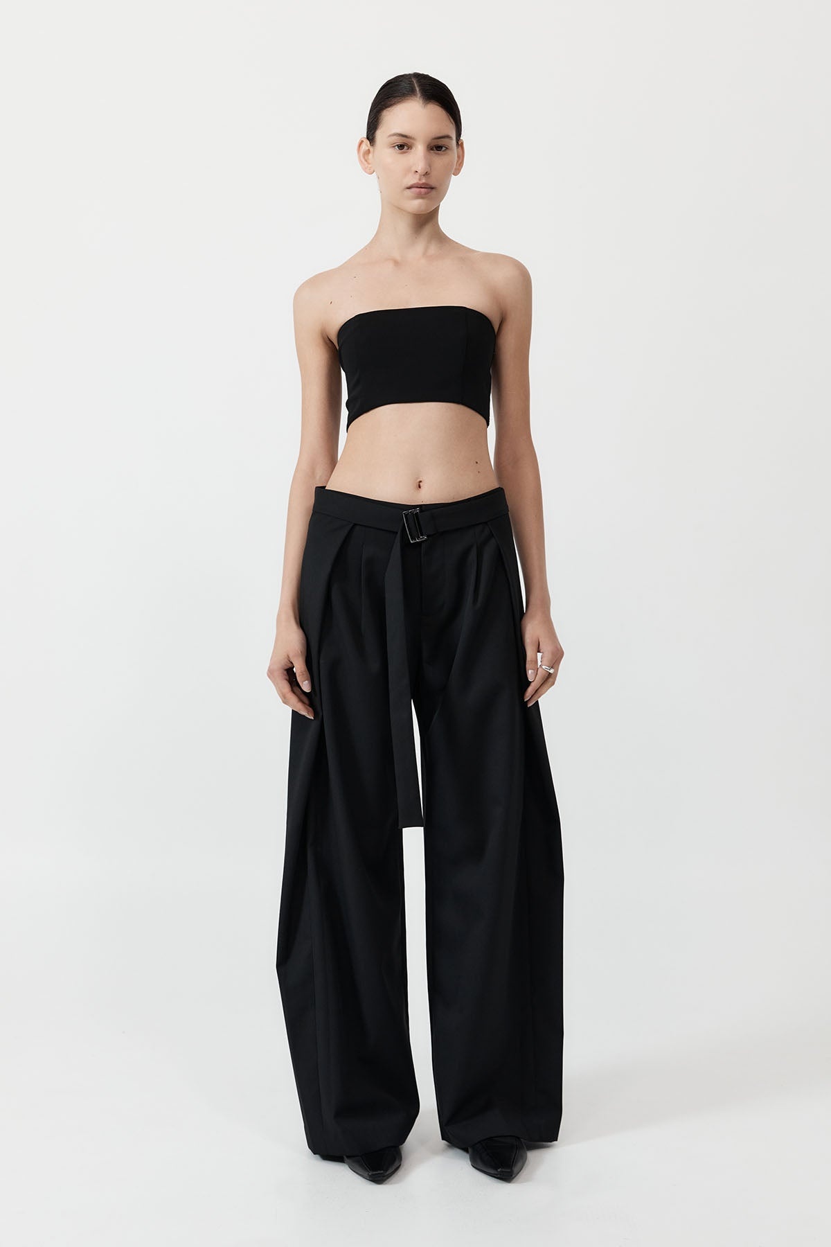 Fold Trousers - Black - 2