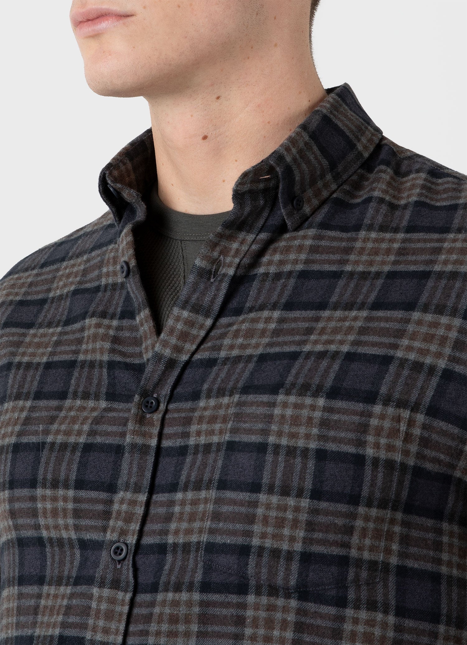 Button Down Flannel Shirt - 6