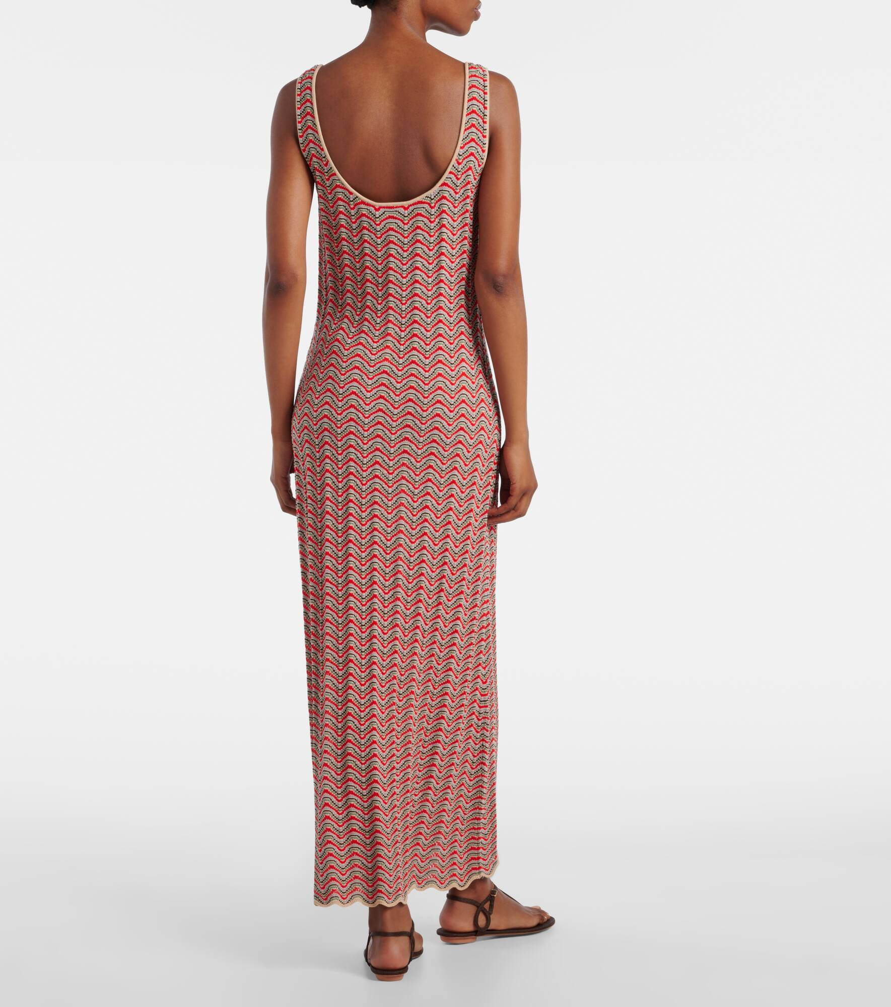 Bondi open-knit cotton maxi dress - 3