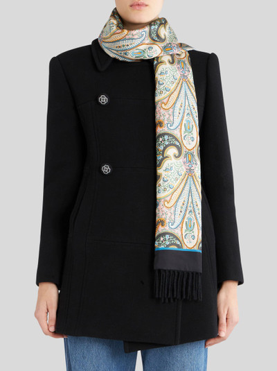 Etro CLOTH AND TWILL SCARF outlook