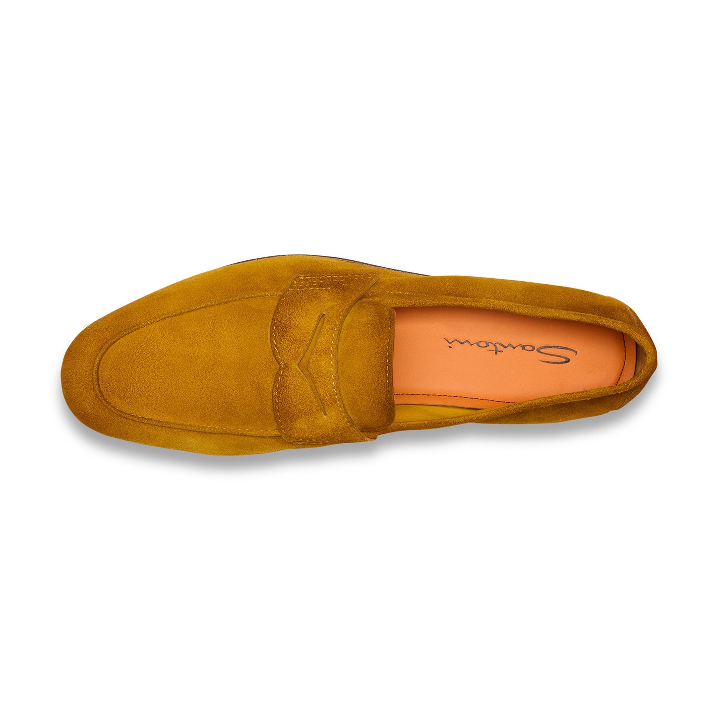 Men's yellow suede Carlo loafer - 5
