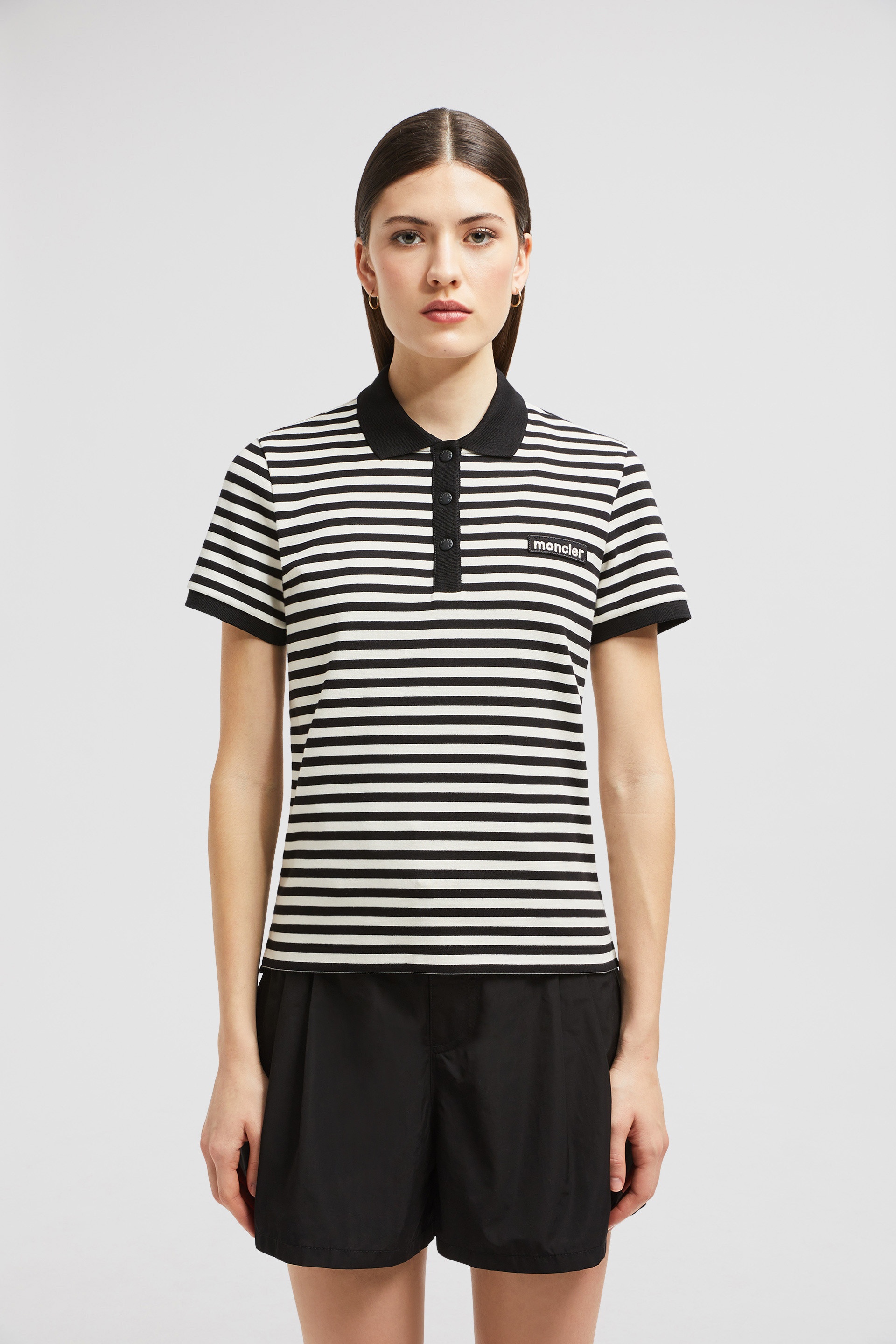Striped Cotton Polo Shirt - 3