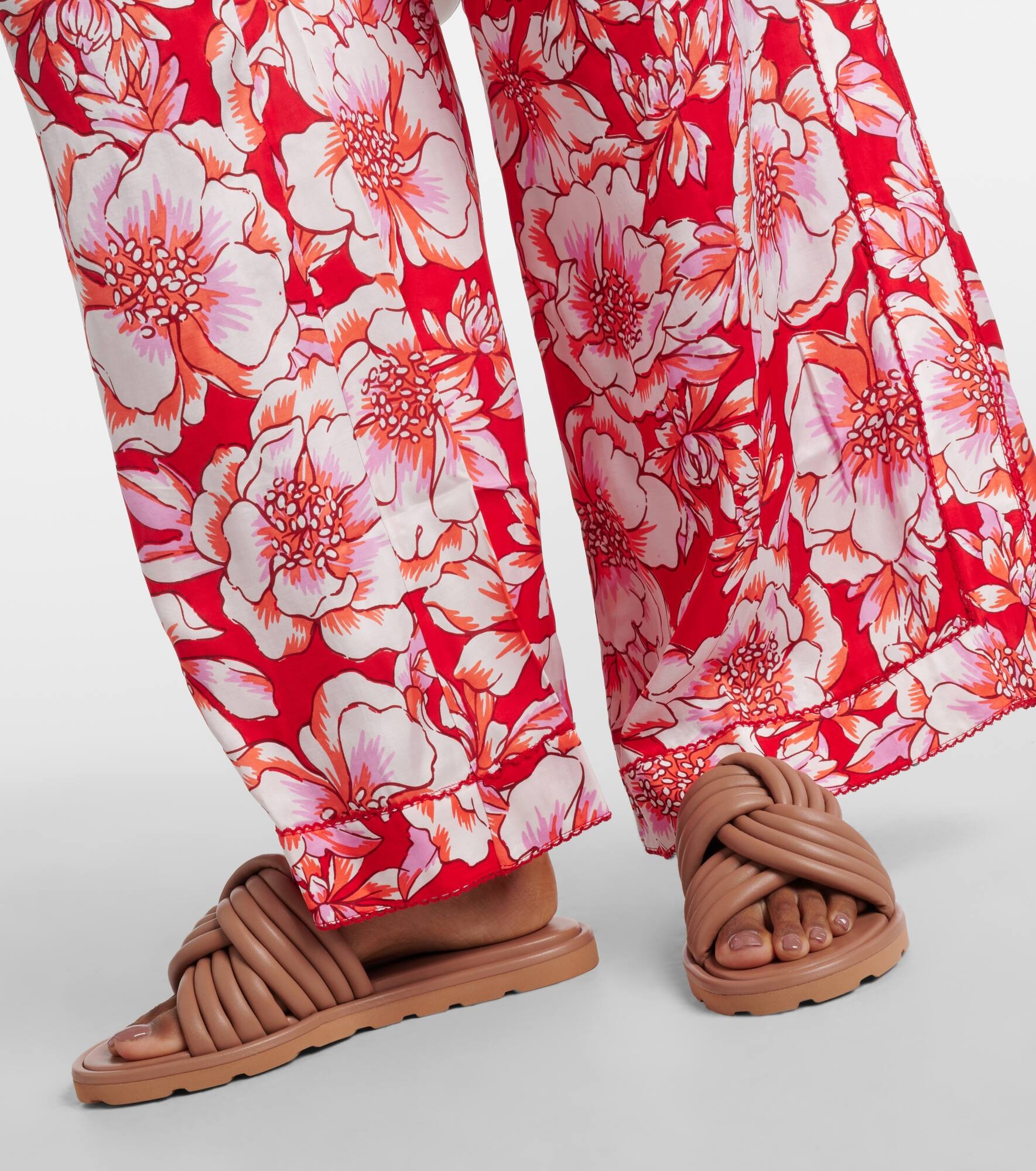 Ottavia leather slides - 7