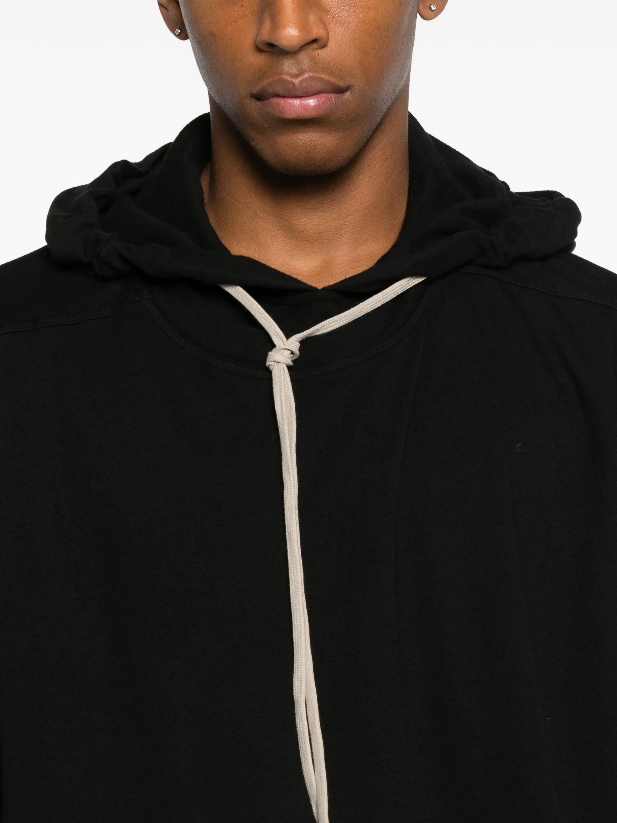 Rick Owens Drkshdw Tommy Layered Drawstring Hoodie - 4
