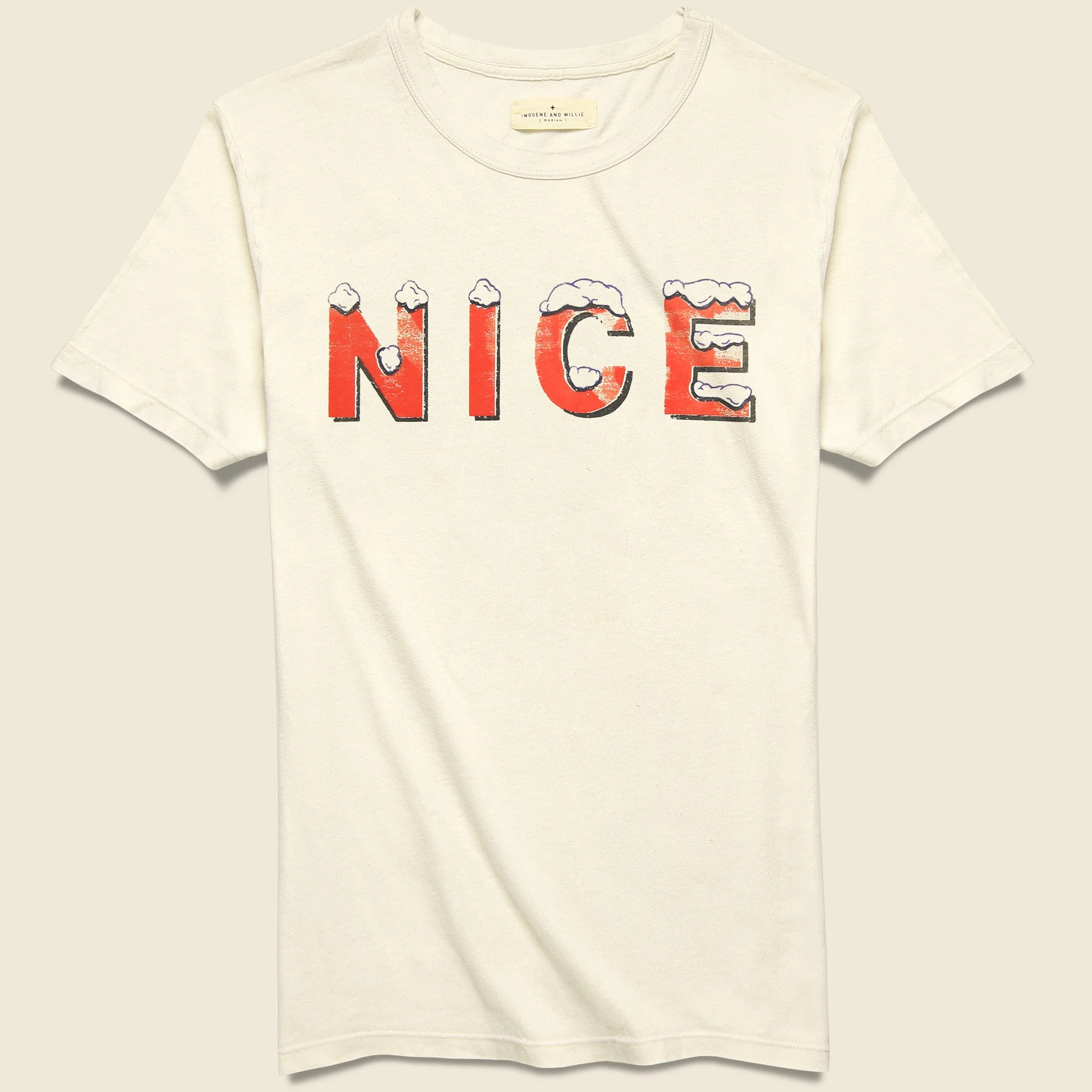 Nice Tee - Vintage White - 1