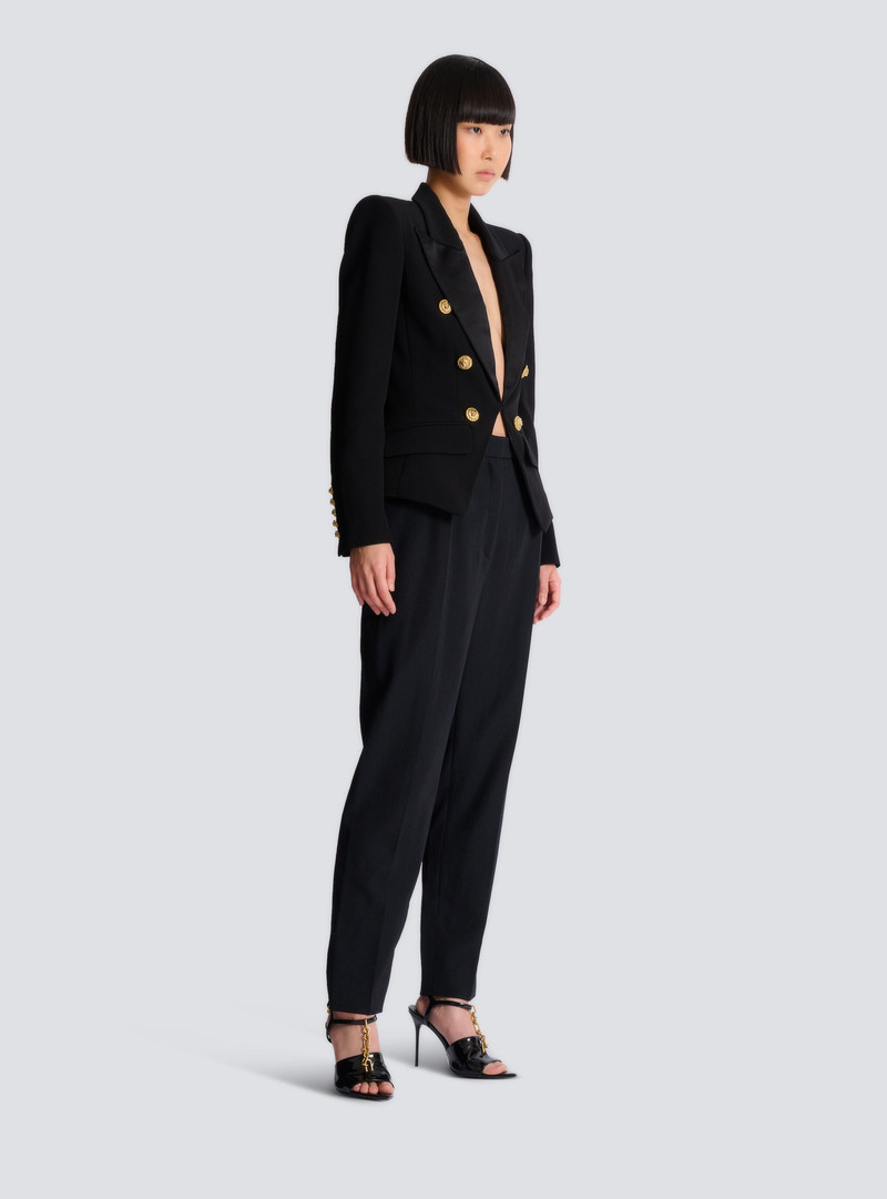 6-button jacket in jacquard 3