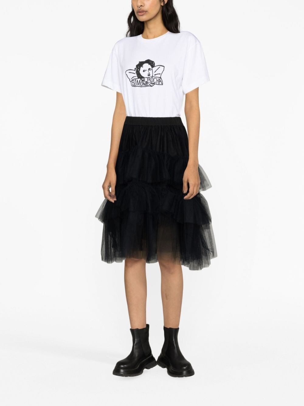 tiered tulle skirt - 2