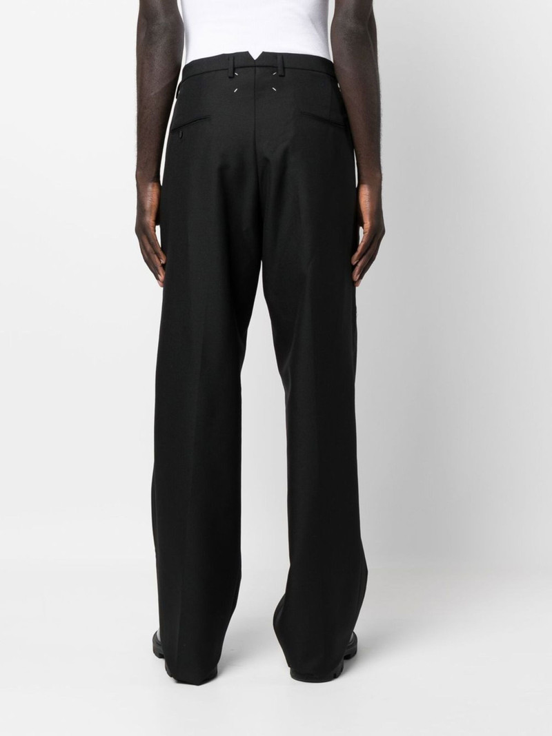 high-waisted straight-leg cut 바지 5