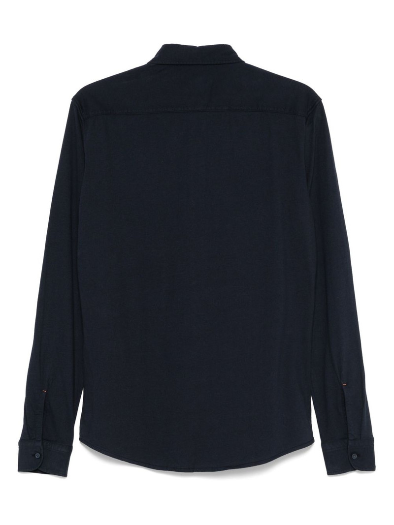 BOSS logo-embroidered shirt outlook