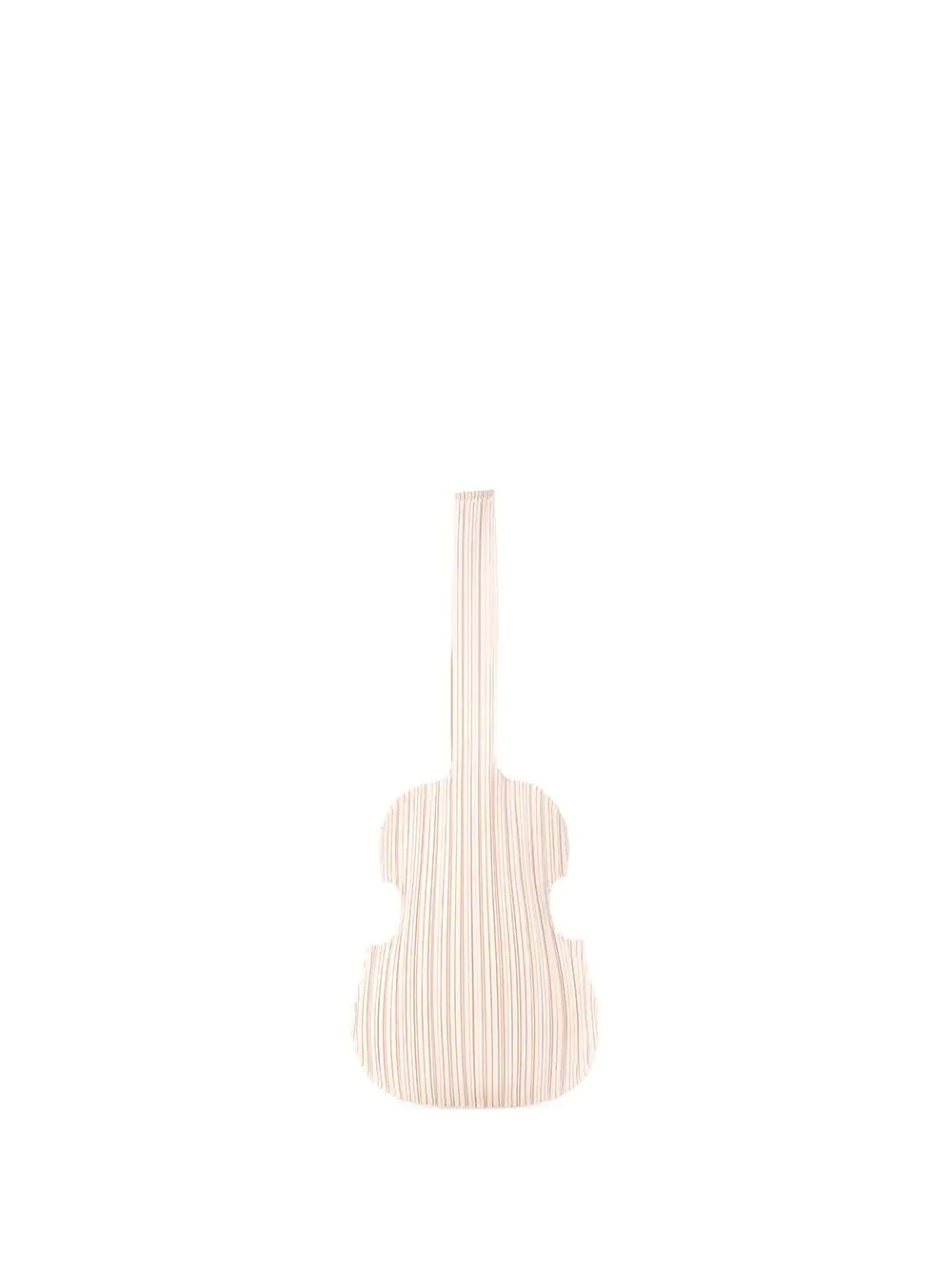 pleated guitar tote bag - 1