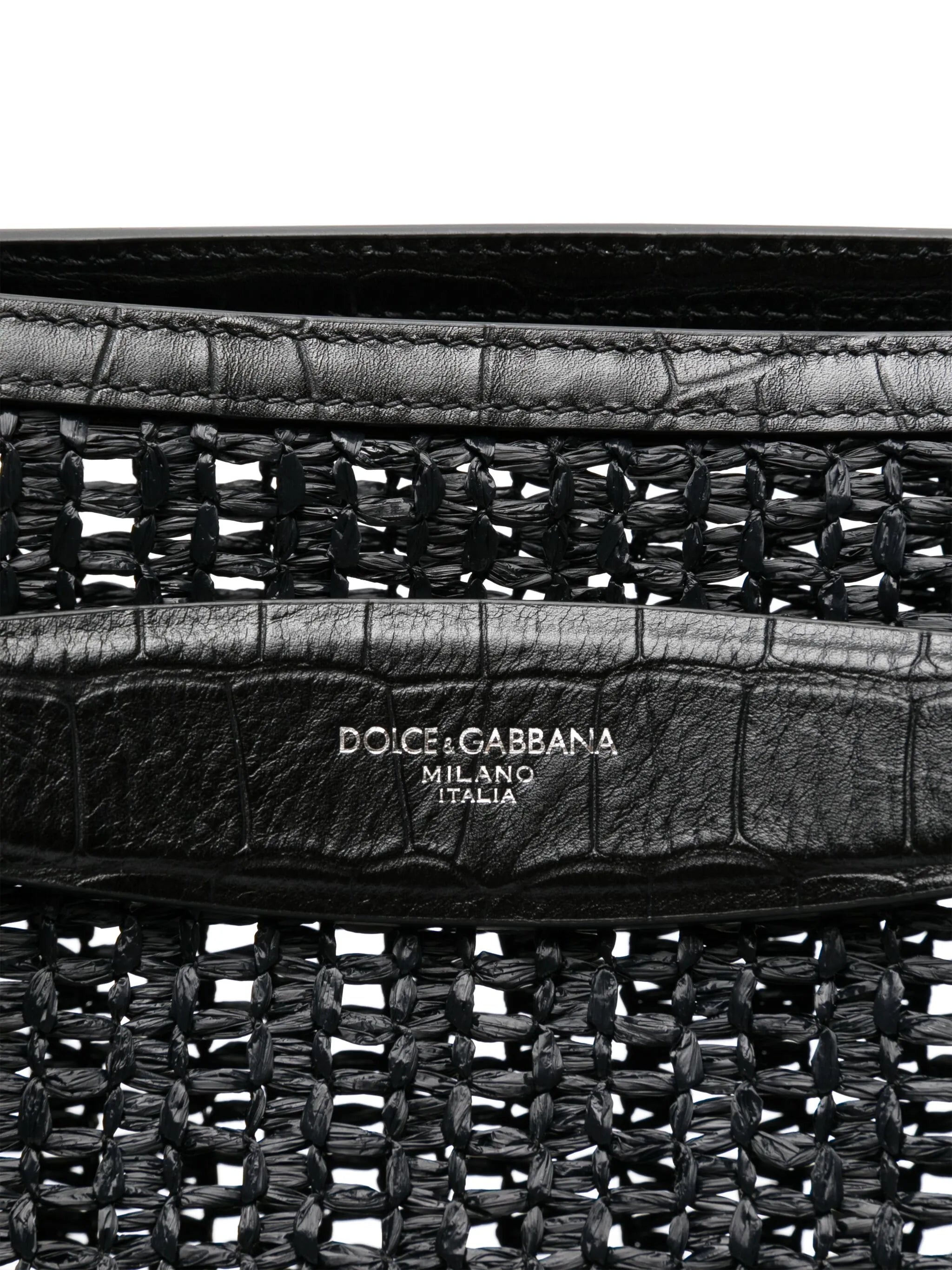 Interwoven-design Tote Bag - 5