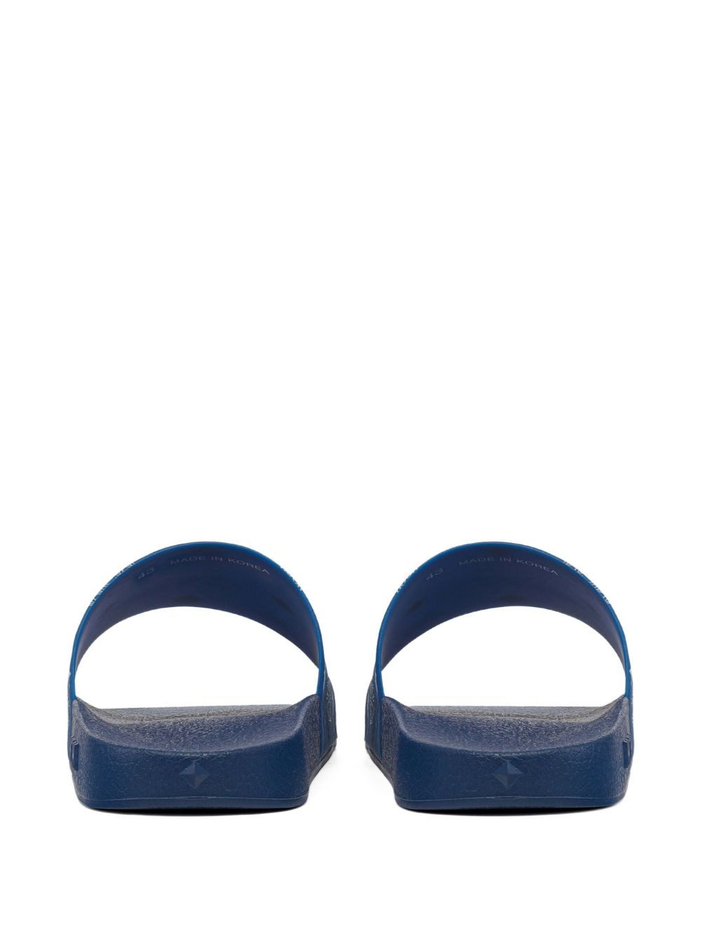 monogram-print slides - 4