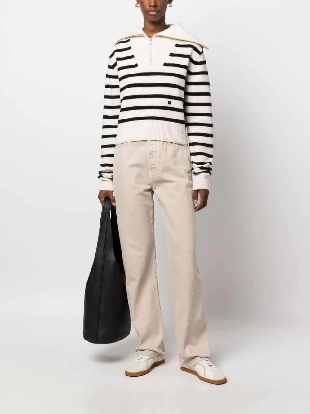 twisted seam straight-leg jeans - 2