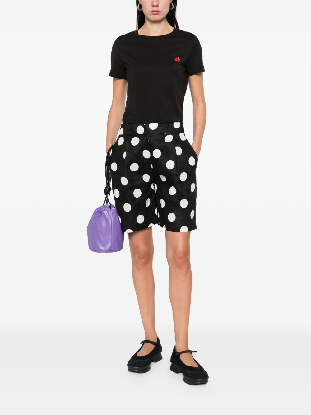 'Boke Flower' embroidered T-shirt - 2