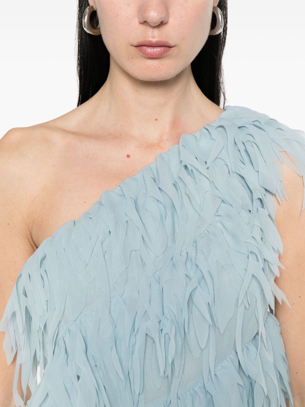 fringed mini dress - 5