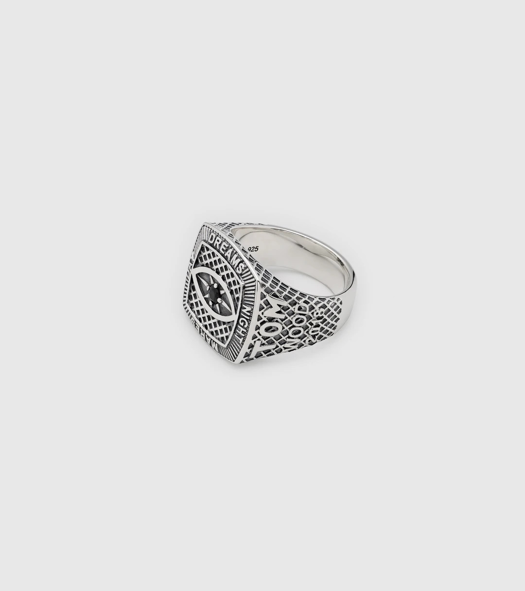 Champion Ring Black Eye 925 Sterling - 2