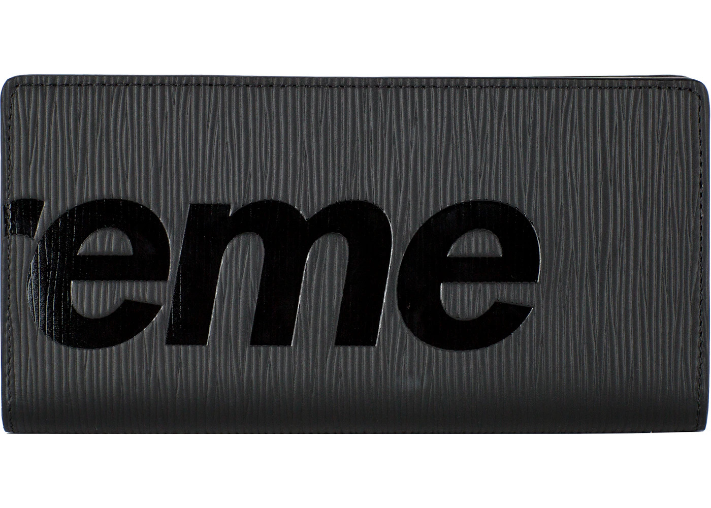 Louis Vuitton x Supreme Brazza Wallet Epi Black - 2