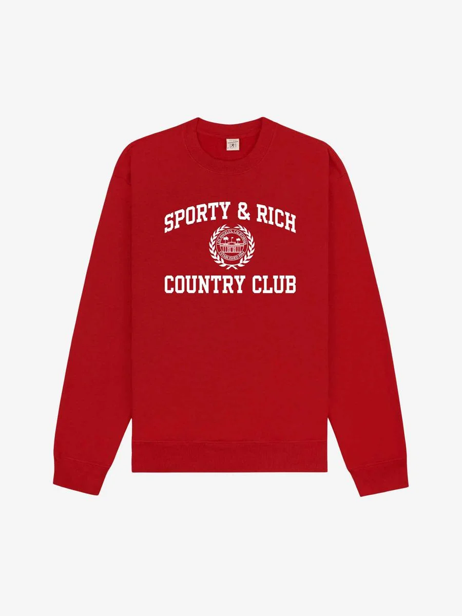 Sporty & Rich University Shield Sweatshirt - 1
