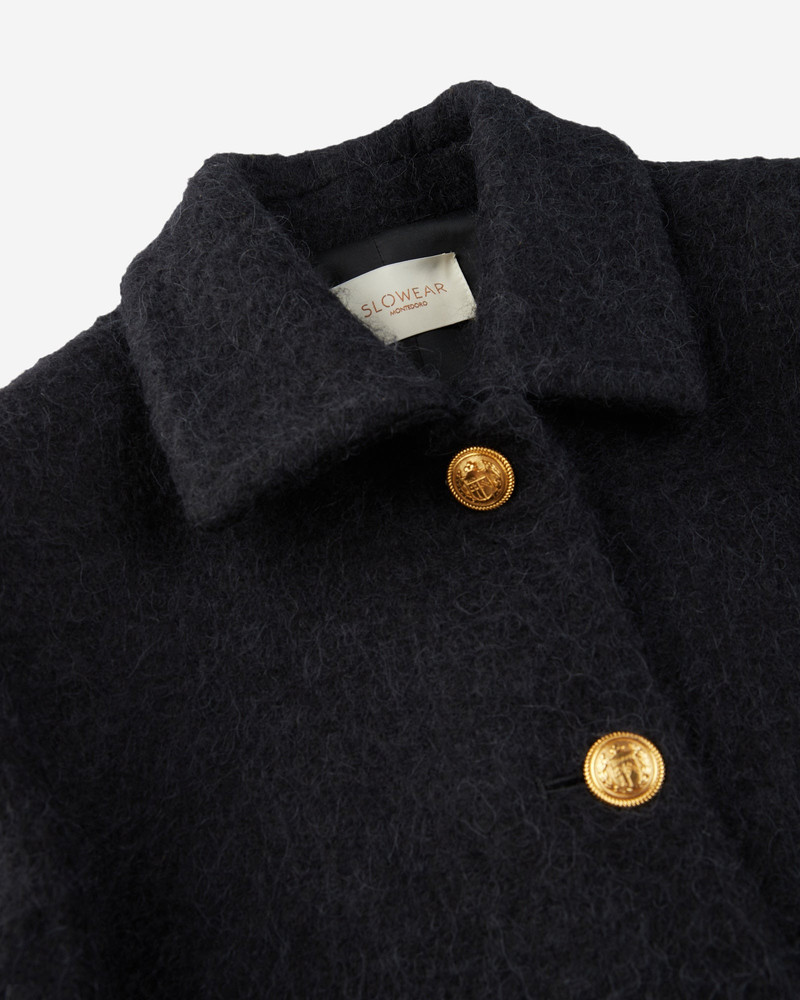 Wool bouclé regular fit jacket 6