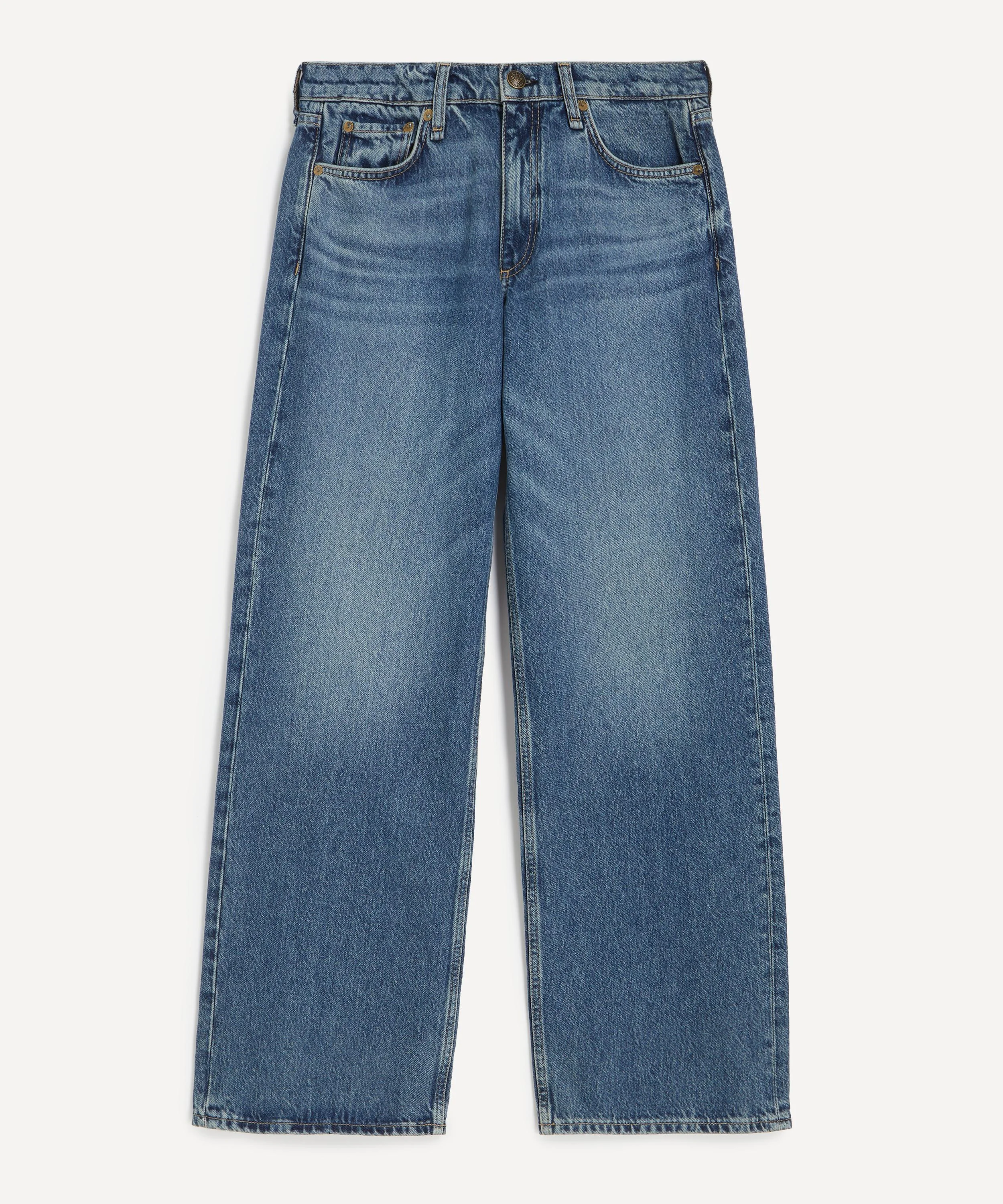 Saige Relaxed Straight Jeans in Echo - 1