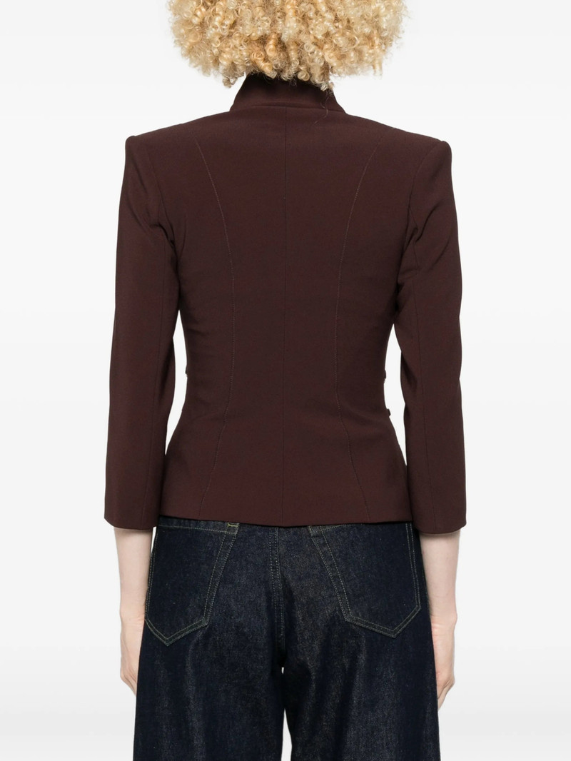 Elisabetta Franchi Buckle-detail Fitted Jacket 3