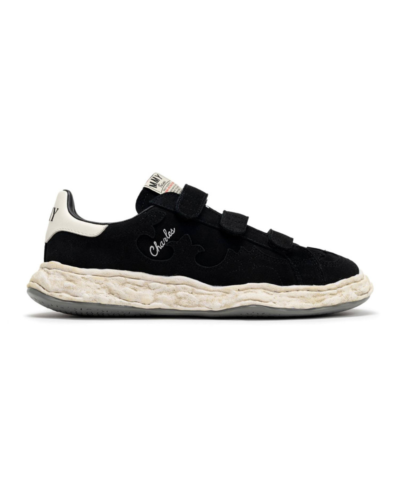 "CHARLES"OG Sole Western Detail Suede Low-top Verclo Sneaker 8