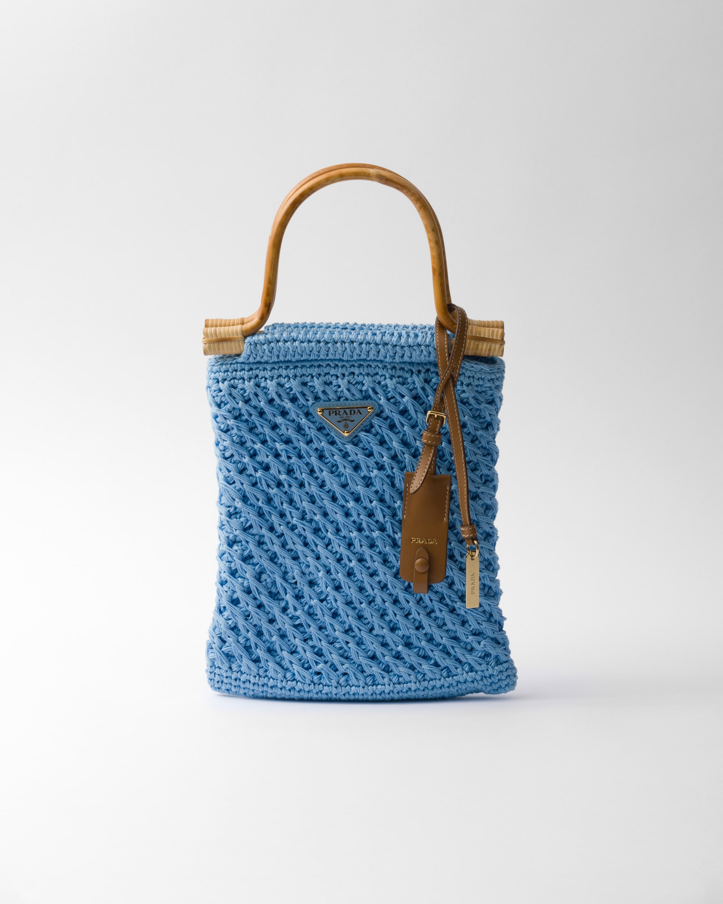 Cotton crochet mini-handbag - 1