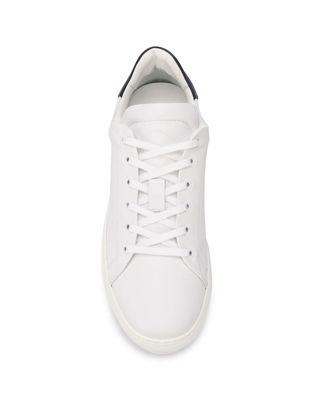leather tennis sneakers - 4